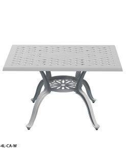 Bàn Nhôm Đúc Chữ Nhật Hoa Văn 1300x880