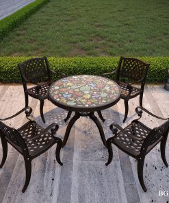 Bộ Bàn Ăn Bằng Gốm GF23-01-04