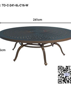 Alternative view of Bàn Nhôm Tròn 241