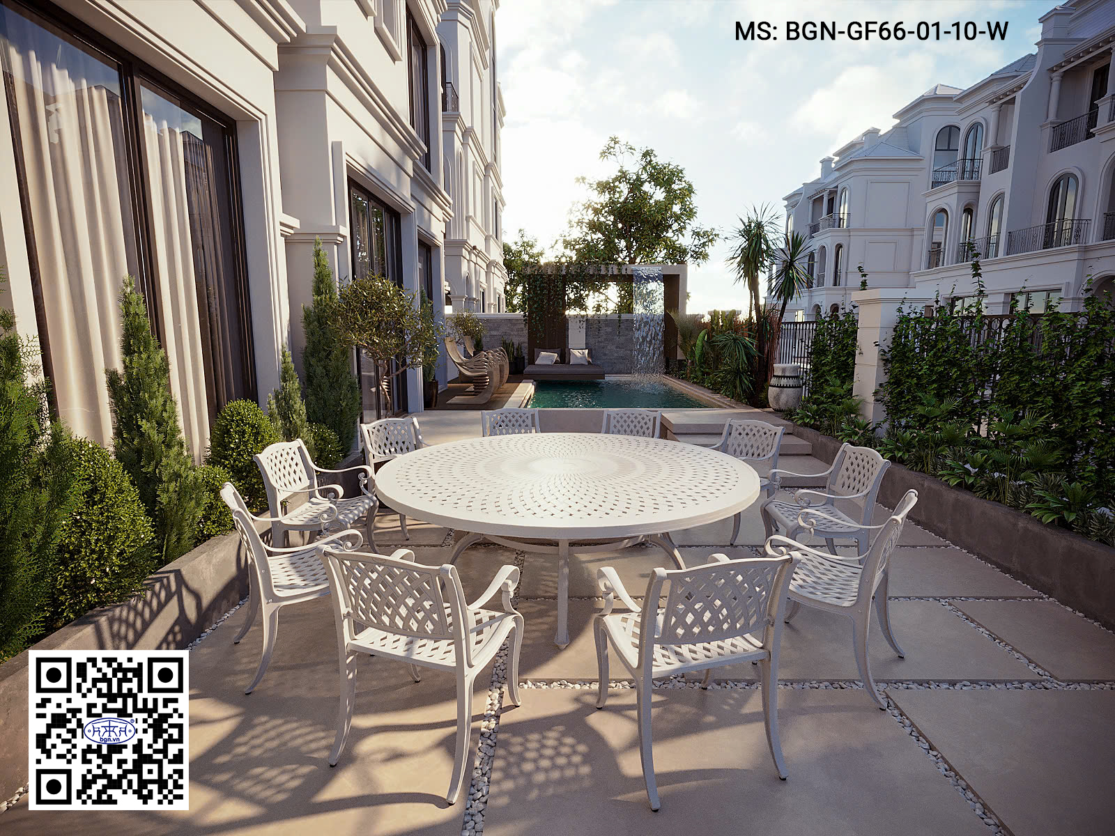 Bộ Bàn Ghế Sân Vườn 241 GF66 - Ảnh 3