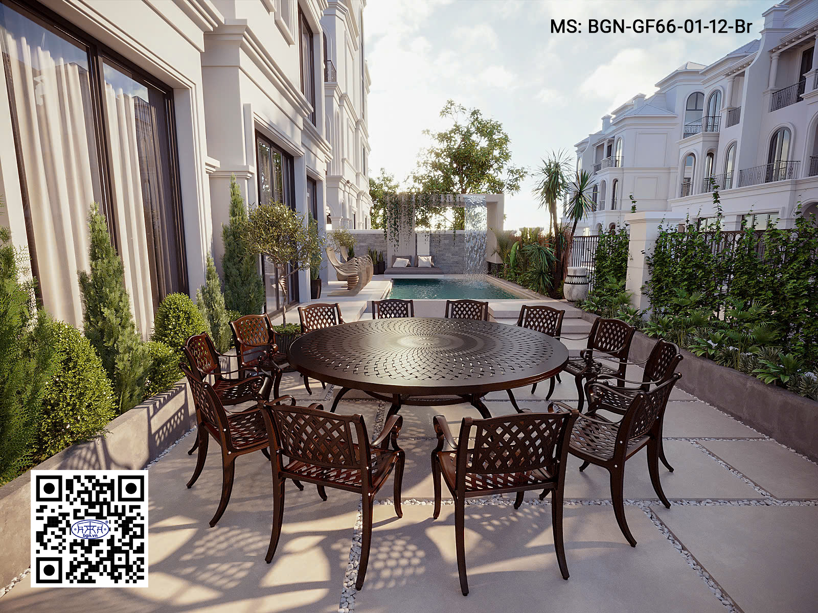 Bộ Bàn Ghế Sân Vườn 241 GF66 - Ảnh 12