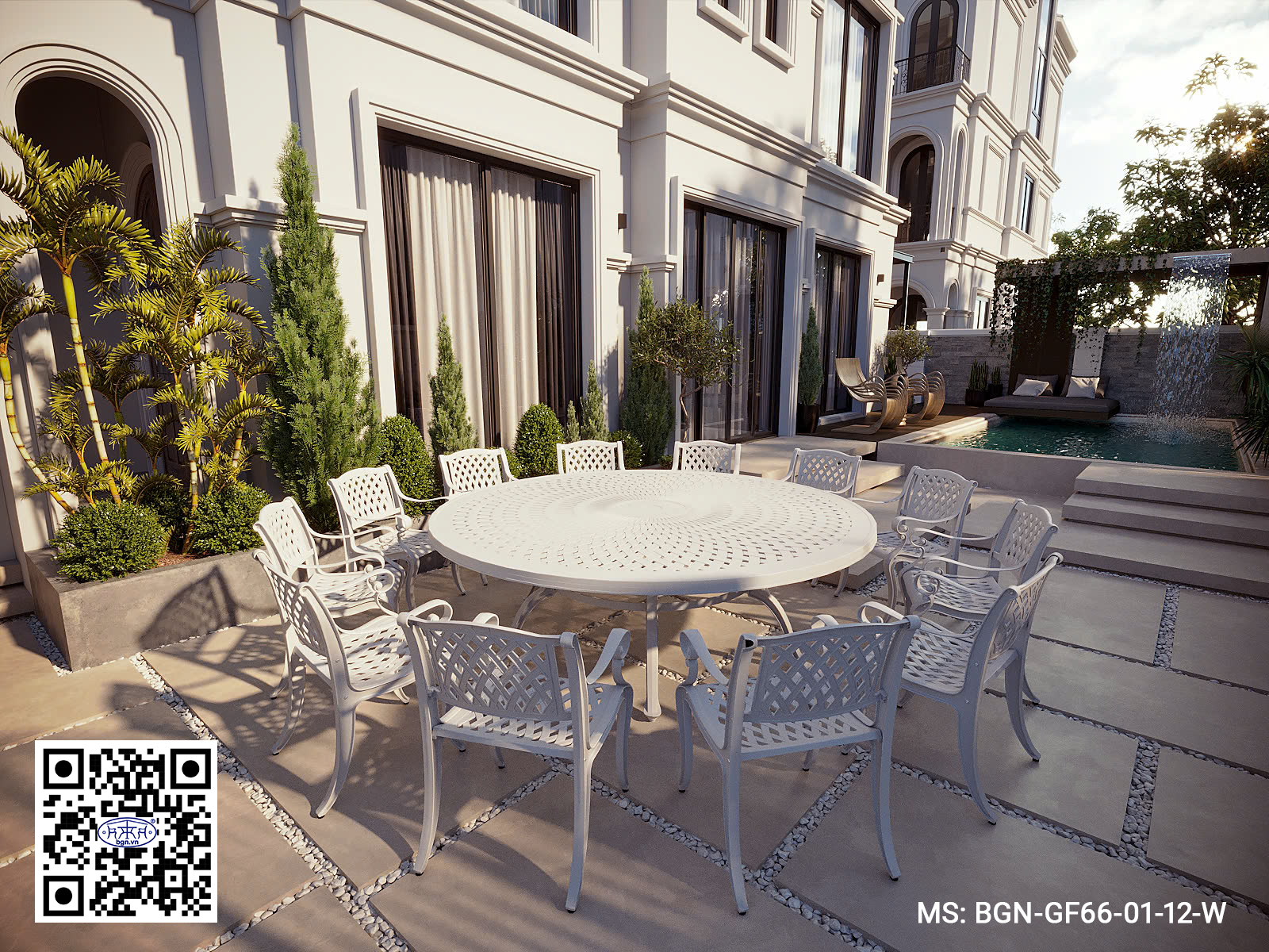 Bộ Bàn Ghế Sân Vườn 241 GF66 - Ảnh 4