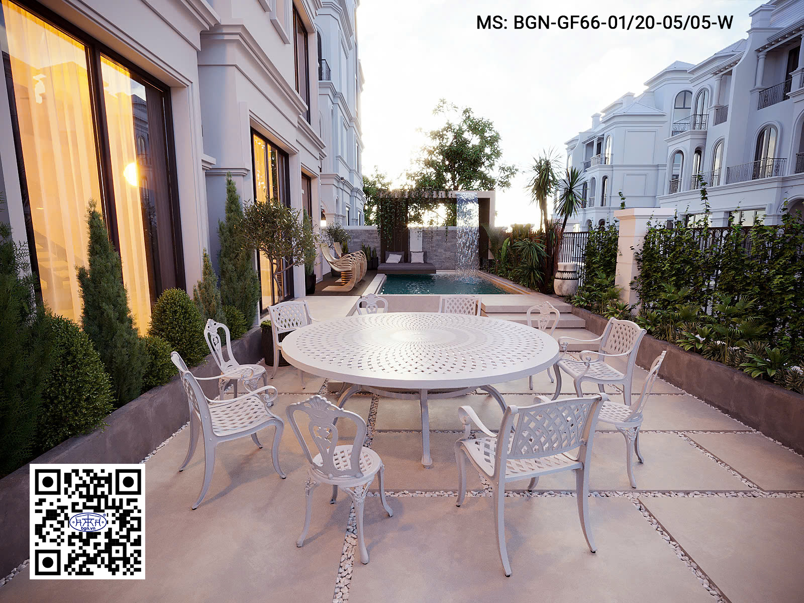 Bộ Bàn Ghế Sân Vườn 241 GF66 - Ảnh 5