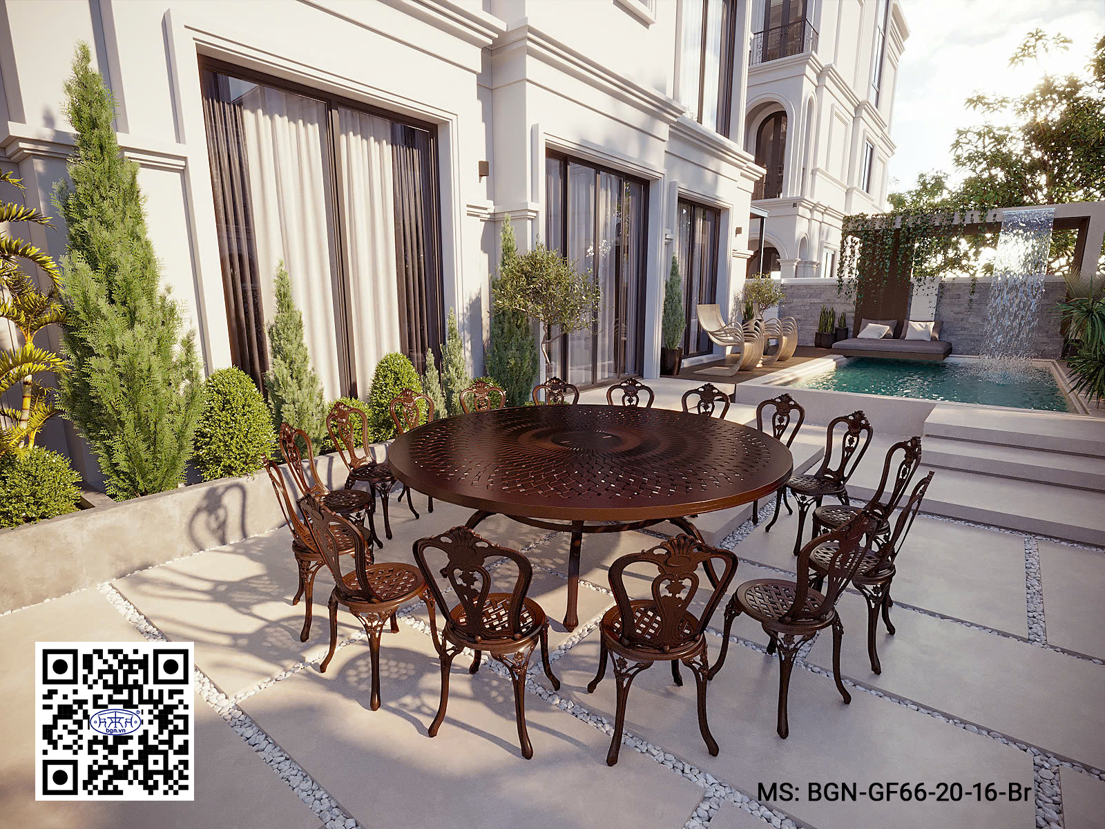 Bộ Bàn Ghế Sân Vườn 241 GF66 - Ảnh 6