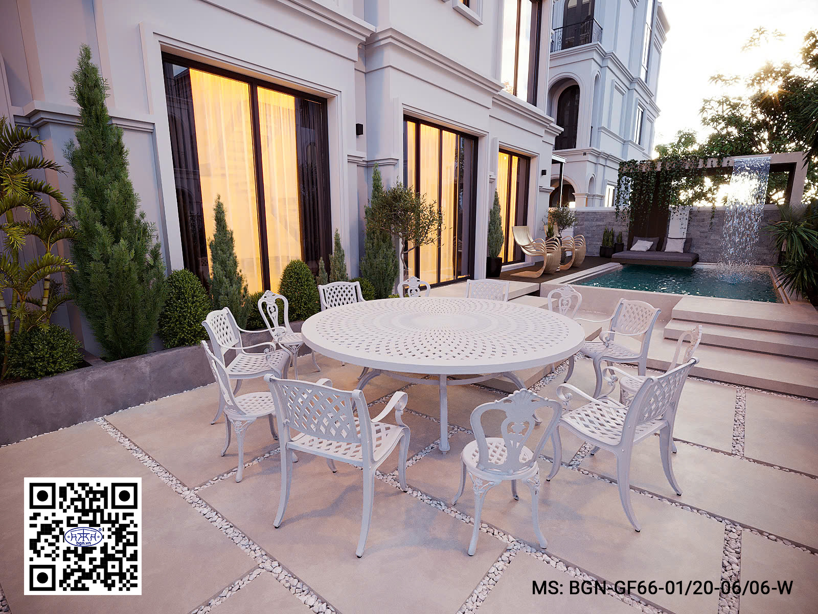 Bộ Bàn Ghế Sân Vườn 241 GF66