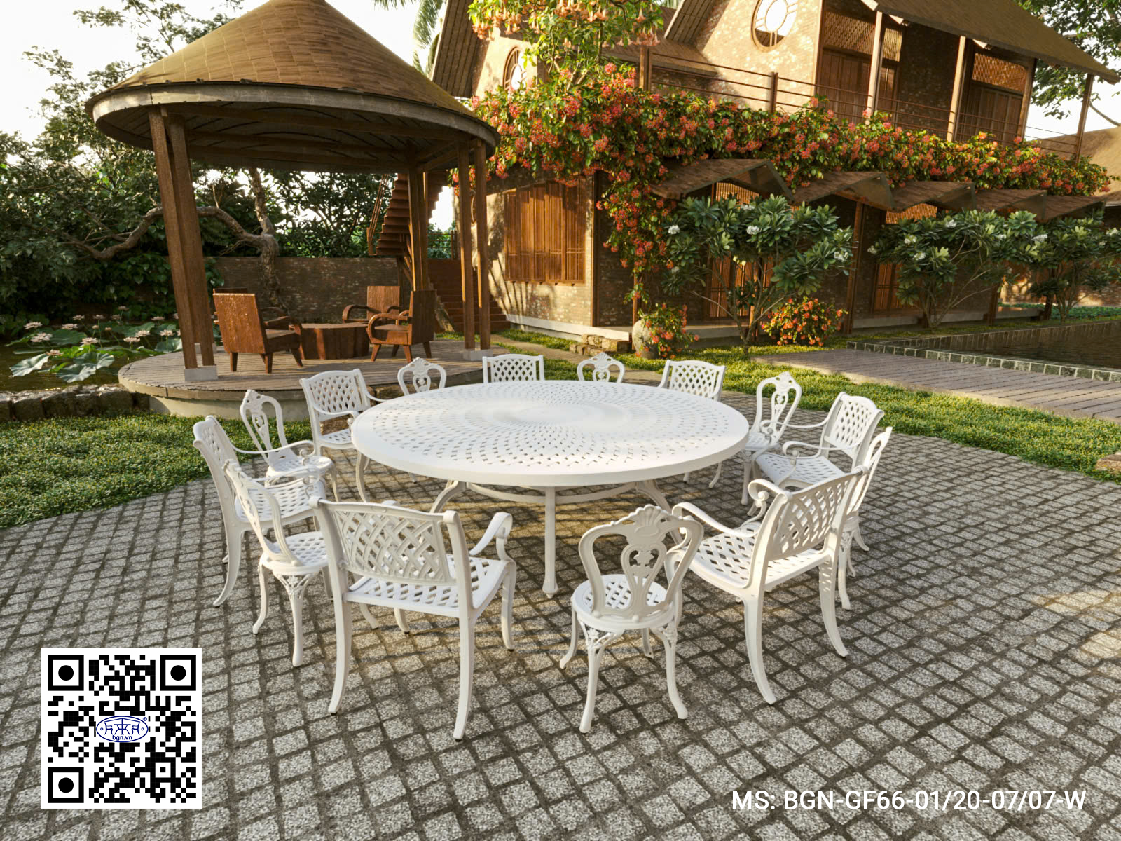 Bộ Bàn Ghế Sân Vườn 241 GF66 - Ảnh 9