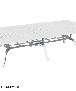 Bàn Nhôm CN Nang Thẳng 255x130