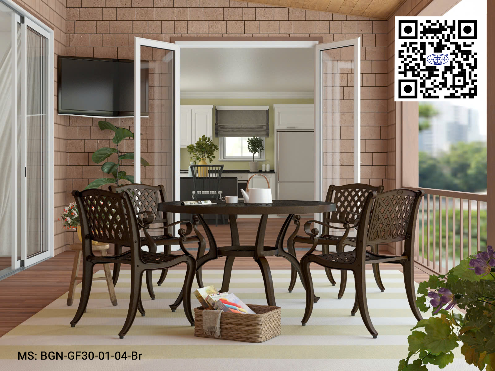 Bộ Bàn Ghế Sân Vườn 130 GF30 - Ảnh 5