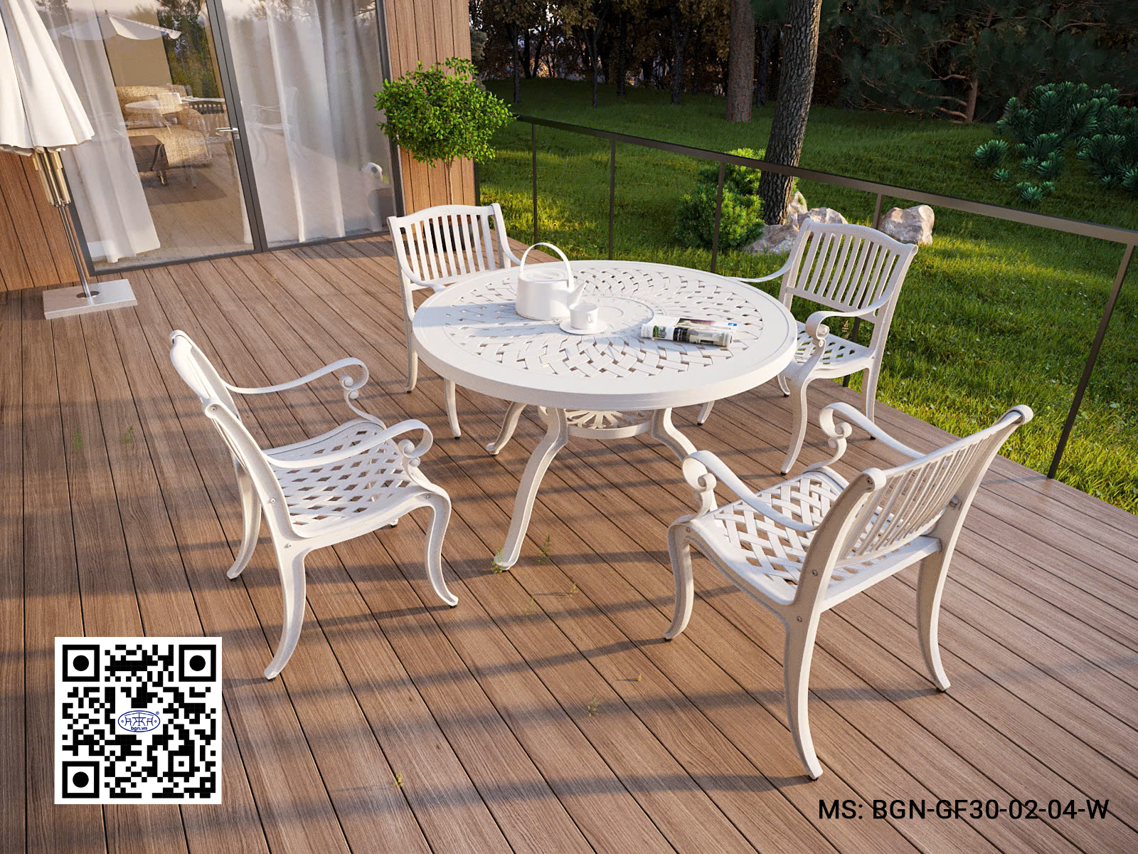 Bộ Bàn Ghế Sân Vườn 130 GF30