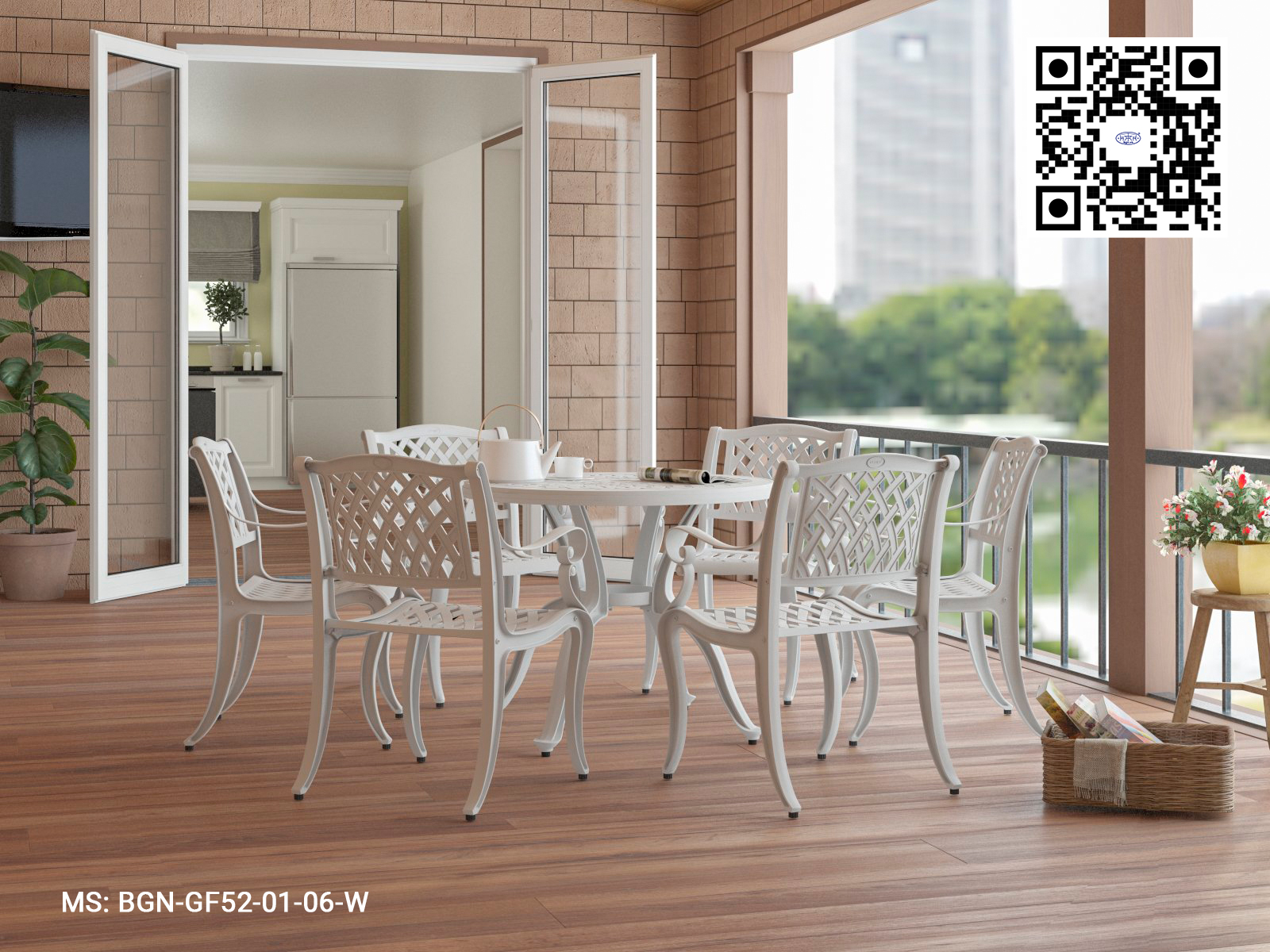 Bộ Bàn Ghế Sân Vườn 95 GF52